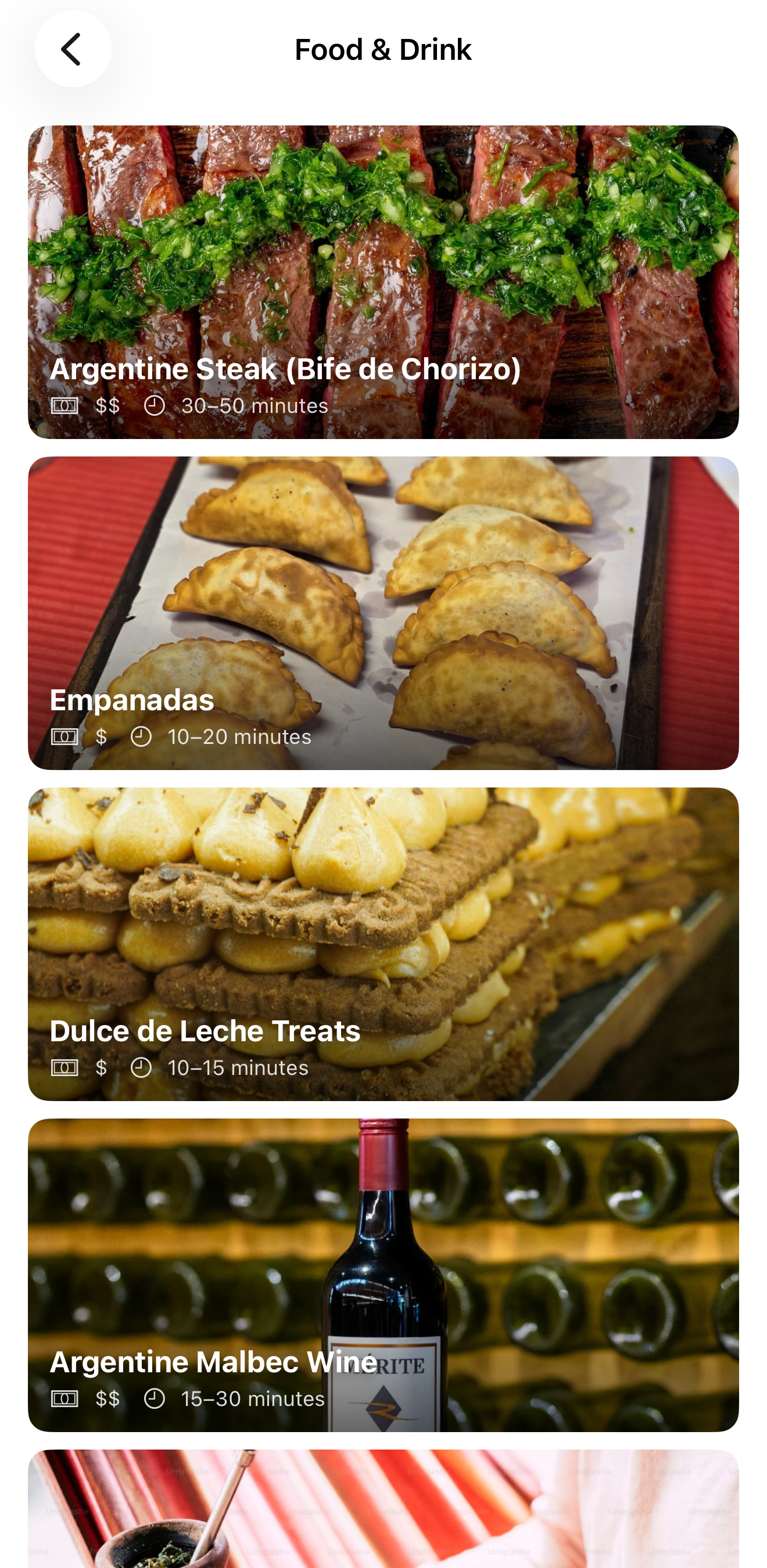 Food and drink